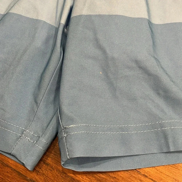 NWT Quiksilver Blue Colorblock Men's Swim Trunks Board Short 7" Inseam XXL FLAW - Picture 4 of 9